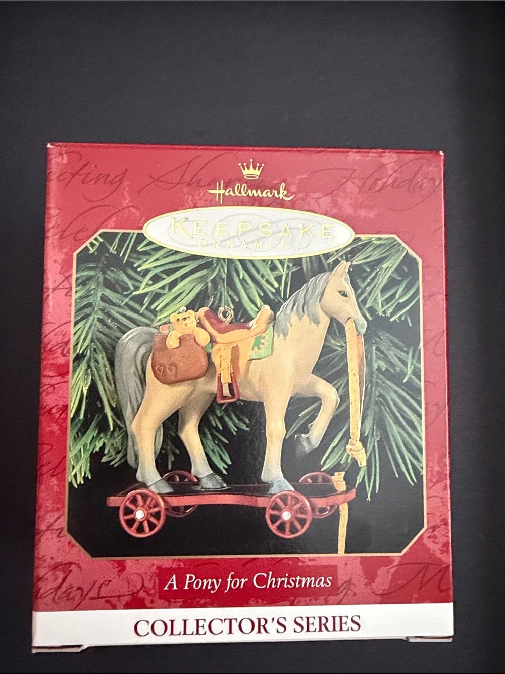 Hallmark Keepsake Ornament ‘ A Pony for Christmas’ collector series